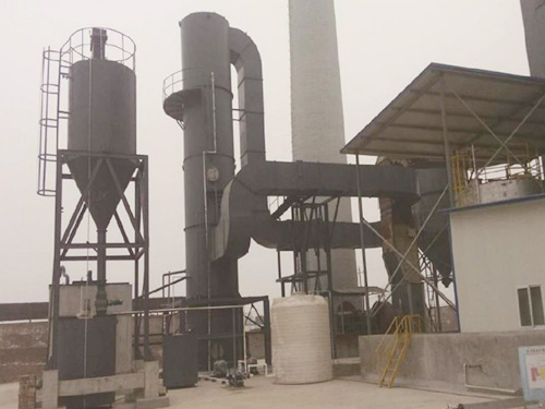 陜西東方紙業脫硫、脫硝現場